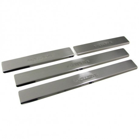 Body kit e accessori visivi Protezione della soglia della porta in acciaio inox Esclusivo per Renault Megane 2 5Door 04-10 | race-shop.it