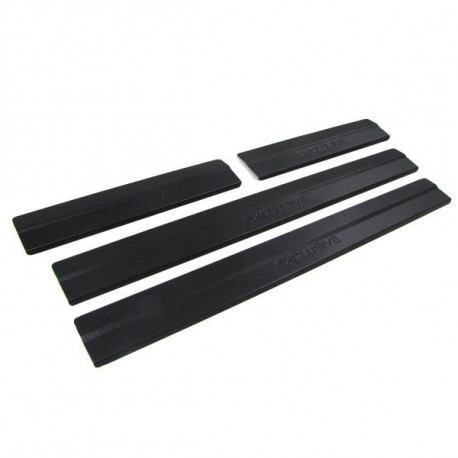 Body kit e accessori visivi Protezione della soglia della porta in acciaio inox Esclusiva Nero per Opel Astra H 5Door 04-10 | race-shop.it