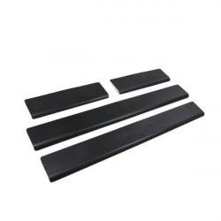 Protezione davanzale in acciaio inox Esclusiva Nero per Peugeot 206 da 09