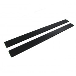 Finiture delle soglie in acciaio inox Esclusiva Nero per Toyota Corolla 07-13