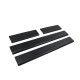 Body kit e accessori visivi RACES battitacco in acciaio inox per Toyota Corolla from 12, nero | race-shop.it