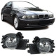Fari Fari fendinebbia in vetro H8 Trasparente cromo Coppia per BMW E39 00-04 facelift | race-shop.it