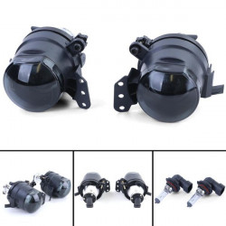 RACES fendinebbia (Projector) per BMW X3 E83 04-06 (per paraurti M Package), nero-fumé
