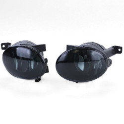RACES fendinebbia per VW Golf 6 VI Caddy Jetta Tiguan Touran (HB4), nero-fumé