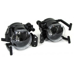 Set di fendinebbia in vetro Trasparente cromo chiaro adatto a BMW 6 series E63 E64 03-10