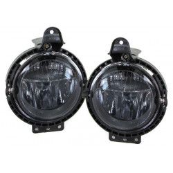 RACES fendinebbia per Mini R55 R56 R57 R58 R59 06-13, nero-fumé, trasparente