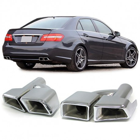 Terminali Universali Sport Terminali di scarico in acciaio inox per Mercedes E Class W212 da 09 | race-shop.it