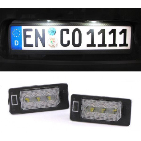 Fari RACES luci targa a LED per BMW E46 M3 CSL Coupe | race-shop.it