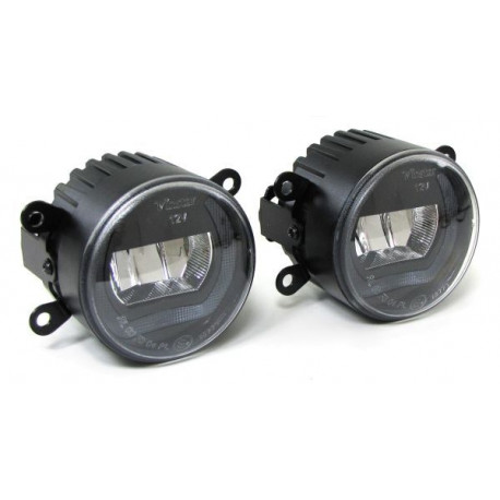 Fari Vetro Trasparente LED Fendinebbia con luci diurne per Renault Laguna II III Twingo | race-shop.it
