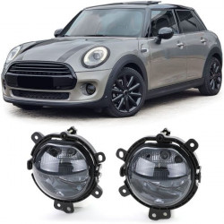 RACES luci diurne a LED per Mini Cooper F54 F55 F56 F57, trasparente, nero