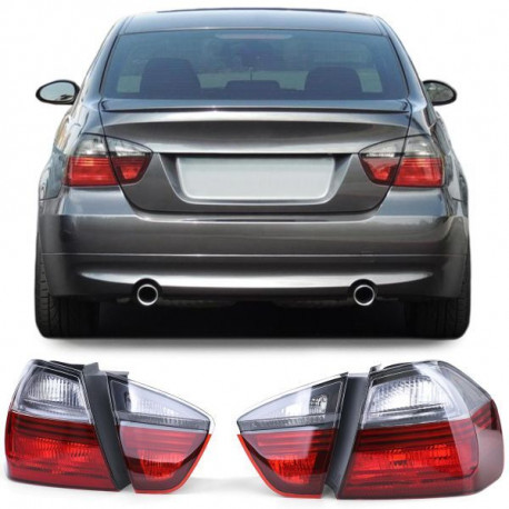 Fari Set di luci posteriori Blackline adatto per BMW 3 Series E90 Sedan 05-08 | race-shop.it