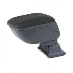 Bracciolo centrale pieghevole con vano portaoggetti grigio per VW Polo 6R 6C 09-17