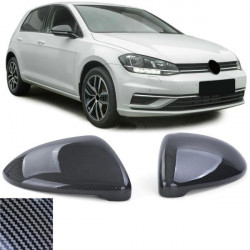 Carbon Calotte degli specchietti per la sostituzione adatto per VW Golf 7 VII Sedan da 12