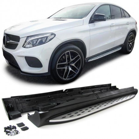 Body kit e accessori visivi Pedane da corsa in alluminio stile OE con ABE per Mercedes GLE Coupe C292 da 15 | race-shop.it