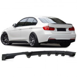 Diffusore posteriore performance doppio tubo a sinistra per BMW 3ER F30