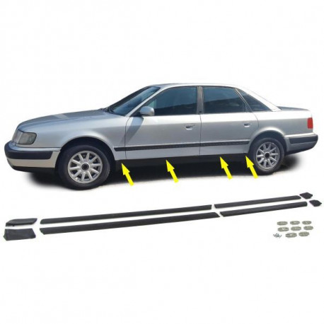 Body kit e accessori visivi RACES modanature laterali per Audi 100 C4 90-94 | race-shop.it