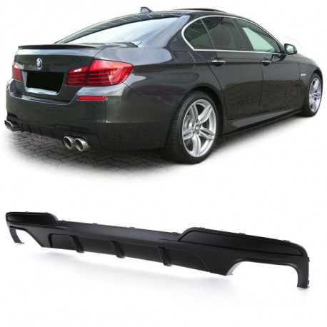 Body kit e accessori visivi RACES diffusore posteriore (Sport Performance) per BMW F10 with M Package, nero | race-shop.it