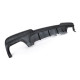 Body kit e accessori visivi RACES diffusore posteriore (Sport Performance) per BMW F10 with M Package, nero | race-shop.it