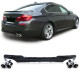 Body kit e accessori visivi Performance Diffusore Posteriore Lucido + Doppio terminale di scarico Cromo adatto a BMW F10 F11 | race-shop.it