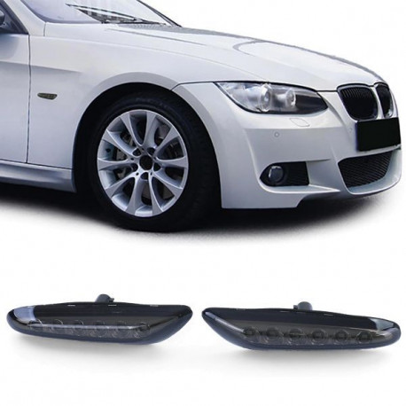 Osvetlenie LED Indicatore di direzione laterale Nero/scuro adatto per BMW 3 Series E46 01-05 E90 E91 E92 E93 | race-shop.it