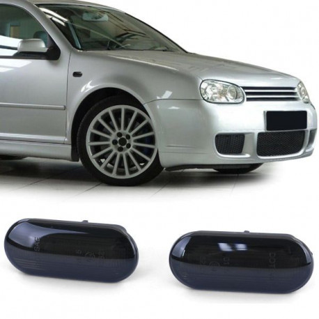 Fari RACES frecce laterali a LED (LED Bar) per VW Golf 3 + 4 Bora Lupo Up!, nero-fumé | race-shop.it