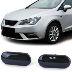 LED Barra luminosa Indicatore di direzione laterale Nero per Seat Ibiza 2 3 4 Leon Mii Toledo 1 2 3