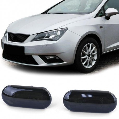 Fari LED Barra luminosa Indicatore di direzione laterale Nero per Seat Ibiza 2 3 4 Leon Mii Toledo 1 2 3 | race-shop.it