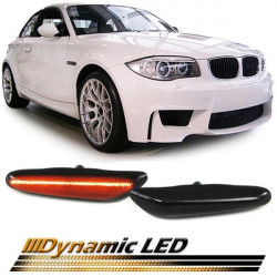 RACES frecce laterali a LED (SEQ) per BMW 1 Series E81 E82 E87 E88, nero