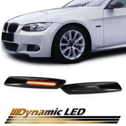 LED Indicatori Dinamico laterali nero adatto per BMW E82 E88 E90 E91 E92 5 Series E60