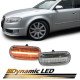 Fari RACES frecce laterali a LED (SEQ) per Audi A4 B6 B7 TT 8J A3 8P A6 C5 A8 D3, trasparente | race-shop.it