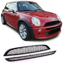 Griglia sportiva set per cofano + paraurti per Mini R50 R53 One Cooper 01-06