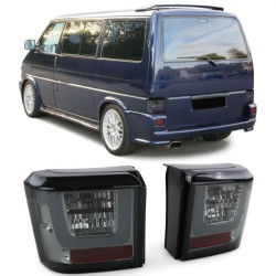 RACES fanali posteriori a LED (LED Bar) per VW T4 Bus Transporter 90-03, nero-fumé