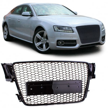 Body kit e accessori visivi Griglia sportiva Nero Lucido per Audi A5 8T 07-11 | race-shop.it
