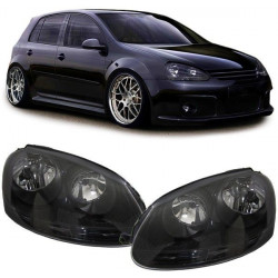 Fari GTI nero per VW Golf 5 + Jetta III