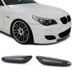 RACES frecce laterali a LED per BMW 5 Series E60 E61 X1 E84 X3 E83, nero-fumé, V2