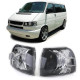 Fari Indicatori di direzione in vetro Nero per VW Bus T4 Multivan Caravelle da 96 | race-shop.it