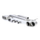 Terminali Universali Terminali di scarico 4 tubi duplex conversione Sport Look adatto per BMW F10 F11 F12 F13 | race-shop.it