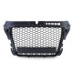 Body kit e accessori visivi Griglia a nido d`ape griglia ottica sportiva Nero Lucido Opaco per Audi A3 8P 08-12 | race-shop.it