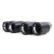 Terminali Universali Terminali di scarico a doppio in carbonio 4 tubi duplex adatto per BMW 5 Series F10 F11 6 Series F12 F13 | race-shop.it