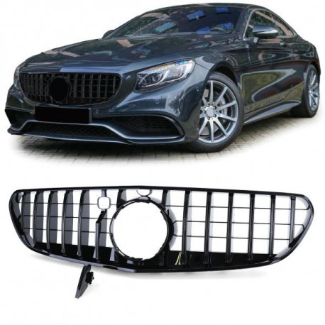 Body kit e accessori visivi Griglia radiatore Sportivo nera lucida per Mercedes S Coupe C217 Convertible A217 14-17 | race-shop.it
