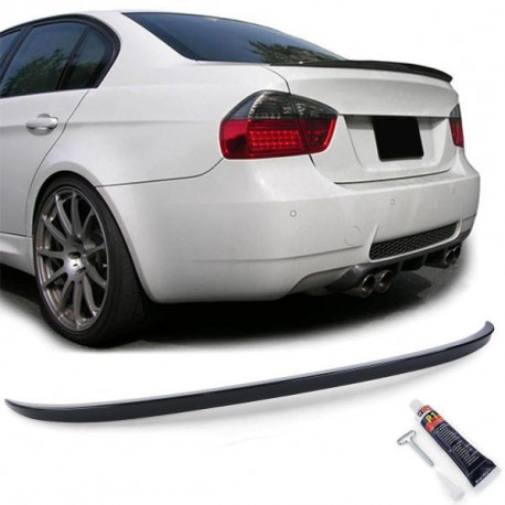 Body kit e accessori visivi Spoiler posteriore sportivo lip nero Lucido adatto a BMW 3 Series E90 Sedan 05-11 | race-shop.it