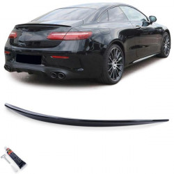 Spoiler posteriore sportivo lip nera lucida per Mercedes E Class C238 Coupe da 16