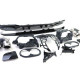 Body kit e accessori visivi Sport Diffusore posteriore nero con terminali di scarico cromati per Mercedes A Class W177 da 19 | race-shop.it
