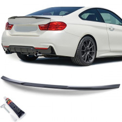 Spoiler posteriore sportivo Nero Lucido con ABE per BMW M4 F82 14-20