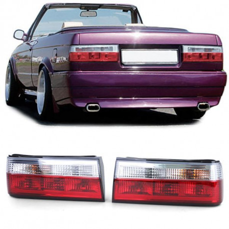 Fari RACES fanali posteriori per BMW 3 Series E30 Facelift Limo Convertible Touring, rosso-trasparente | race-shop.it