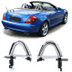 Body kit e accessori visivi Roll bar roadster in acciaio inox lucidato per Mercedes SLK R171 04-11 | race-shop.it