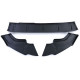 Body kit e accessori visivi CUP Spoiler anteriore lip nero lucido per VW Golf 7 GTI 13-20 | race-shop.it
