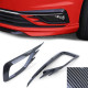 Body kit e accessori visivi Griglia della cornice dei fendinebbia GTI optics look al carbonio Lucido per VW Golf 7 17-20 | race-shop.it