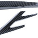 Body kit e accessori visivi Griglia della cornice dei fendinebbia GTI optics look al carbonio Lucido per VW Golf 7 17-20 | race-shop.it