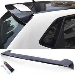 Spoiler posteriore sul bordo del tetto nera lucida per VW Polo 5 6R Vorfacelift 09-14